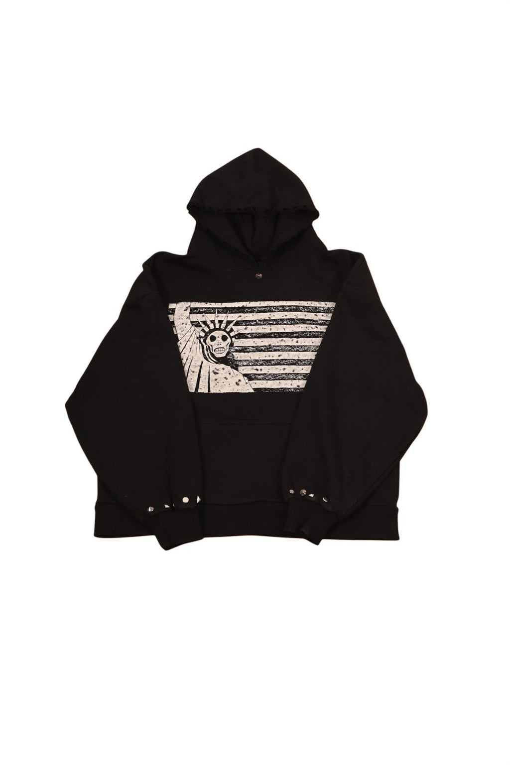 HOODIE PUNK NO MUERE negro