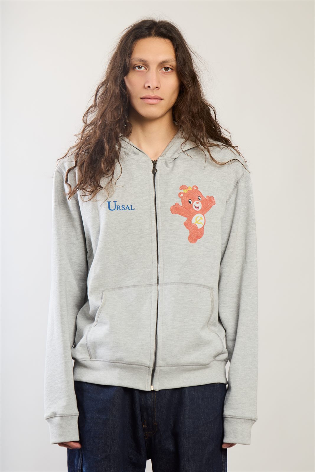 HOODIE URSAL gris