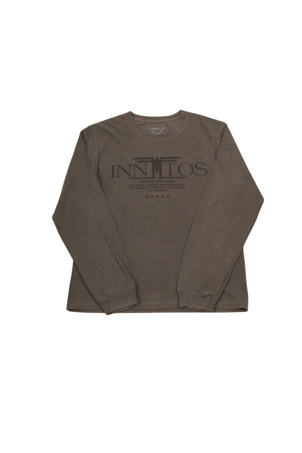 LONGSLEEVE CAMPESINO gris lavado