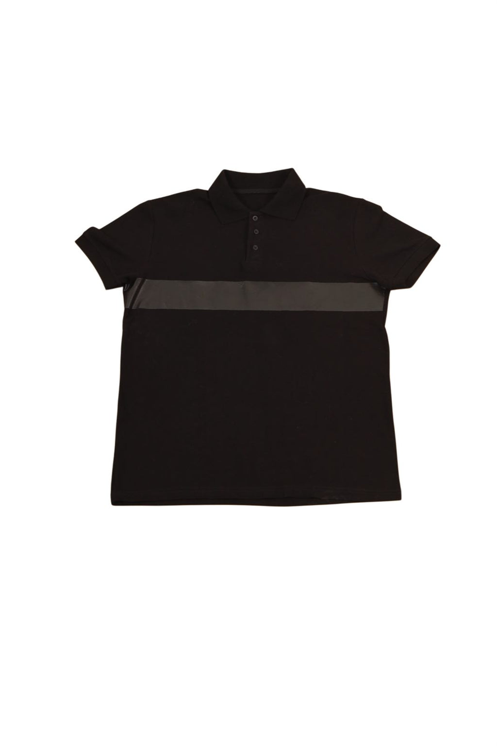 POLO BANDA negro rojo